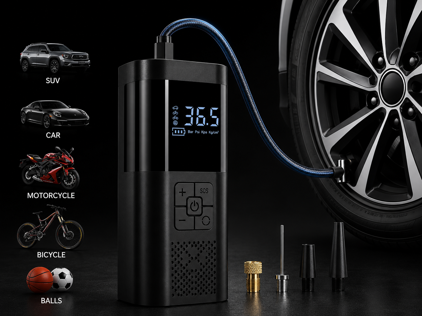 Quick Inflate Cordless Air Pump